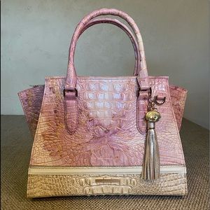 NWT Brahmin Priscilla Lilac Whimsy Satchel